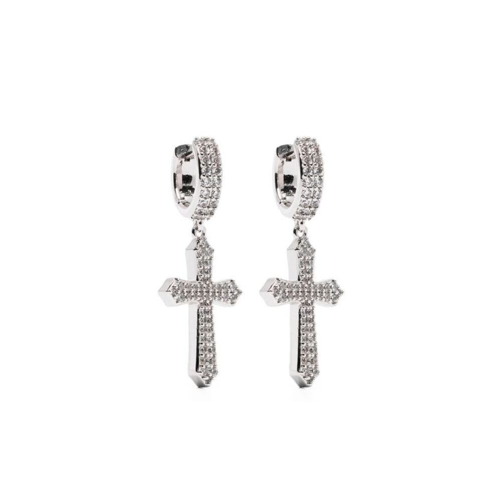 Darkai Silver Earrings Men